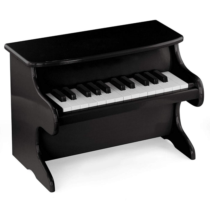 Juodos spalvos medinis muzikinis pianinas